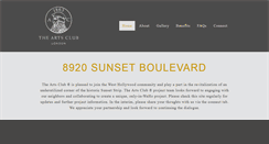 Desktop Screenshot of 8920sunsetblvd.com