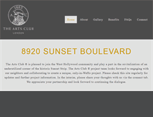 Tablet Screenshot of 8920sunsetblvd.com